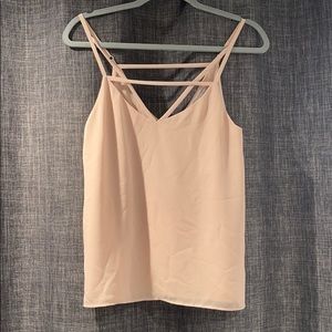 NAKED ZEBRA. Size Small. Light Pink Strap Top